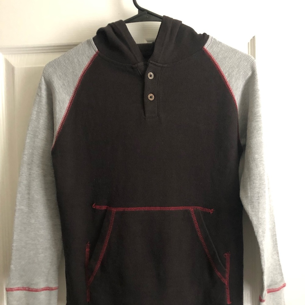 American Hawk Boys Thermal Hooded Long Sleeve